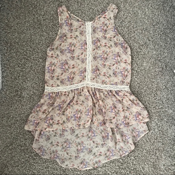 Anthropologie Channeled Lace top - Picture 2 of 5